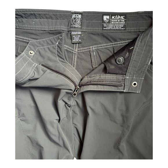 Kuhl Revolvr Outdoor Hiking Pant Dark Grey Lightweight Size 36x30 - Picture 5 of 13